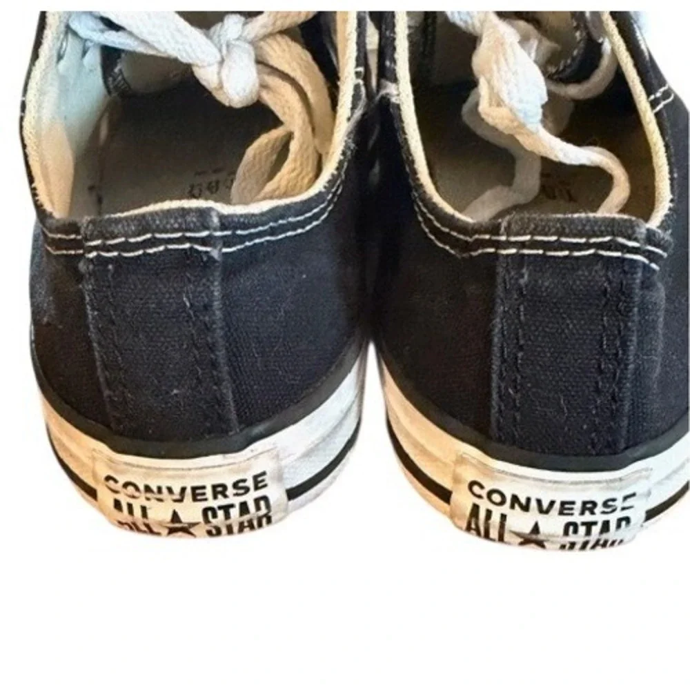 Converse Chuck Taylor All Star Low‎ Top Black White Kids Sneakers Size 1.5Y